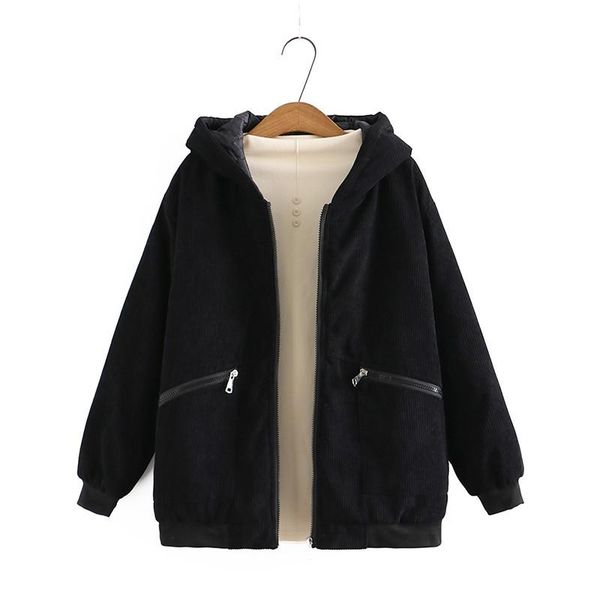 women's jackets women corduroy loose outwaer female casual middle-aged mother hooded overcoats autumn winter plus size solid color, Black;brown
women's jackets women corduroy loose outwaer female casual middle-aged mother hooded overcoats autumn winter plus size solid color, Black;brown