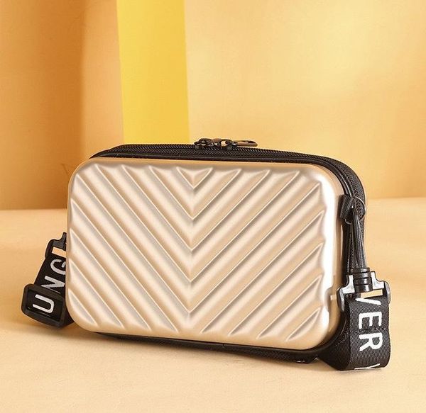 hard shell aviation overnight bag personality single shoulder diagonal small square tide handbag travel messenger cosmetic bags & cases
hard shell aviation overnight bag personality single shoulder diagonal small square tide handbag travel messenger cosmetic bags & cases