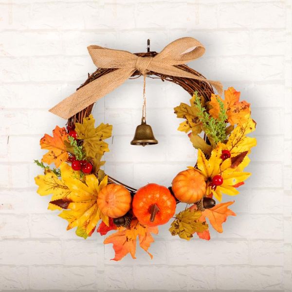 decorative flowers & wreaths thanksgiving bell pumpkin door hanging decoration window christmas rattan ring
decorative flowers & wreaths thanksgiving bell pumpkin door hanging decoration window christmas rattan ring