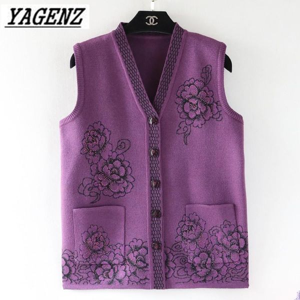 women's vests middle-aged sweater vest jacket spring autumn sleeveless grandma knitwear waistcoat warm cardigan coat plus size 5xl, Black;white
women's vests middle-aged sweater vest jacket spring autumn sleeveless grandma knitwear waistcoat warm cardigan coat plus size 5xl, Black;white