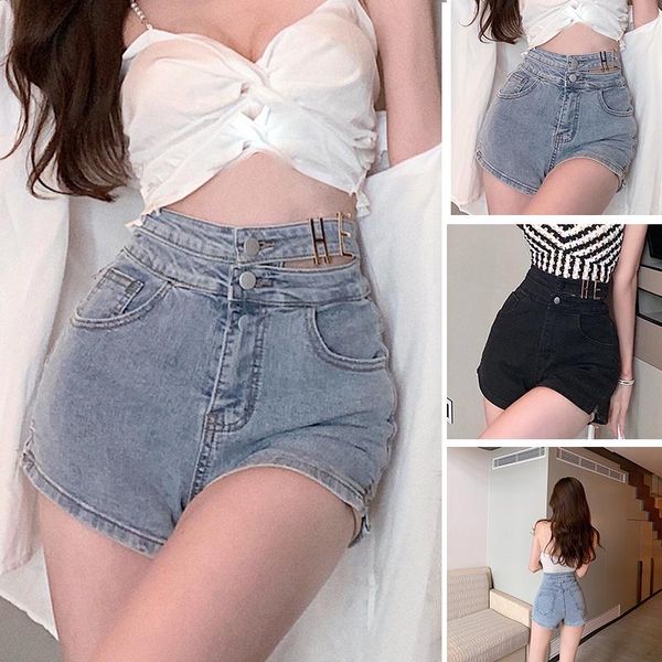 women's jeans old style high waist denim shorts women irregular fringed street summer, Blue
women's jeans old style high waist denim shorts women irregular fringed street summer, Blue