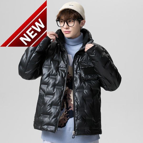 male winter new fashion trendy 90% white duck down coat men warm personality jacket clothes, Black
male winter new fashion trendy 90% white duck down coat men warm personality jacket clothes, Black