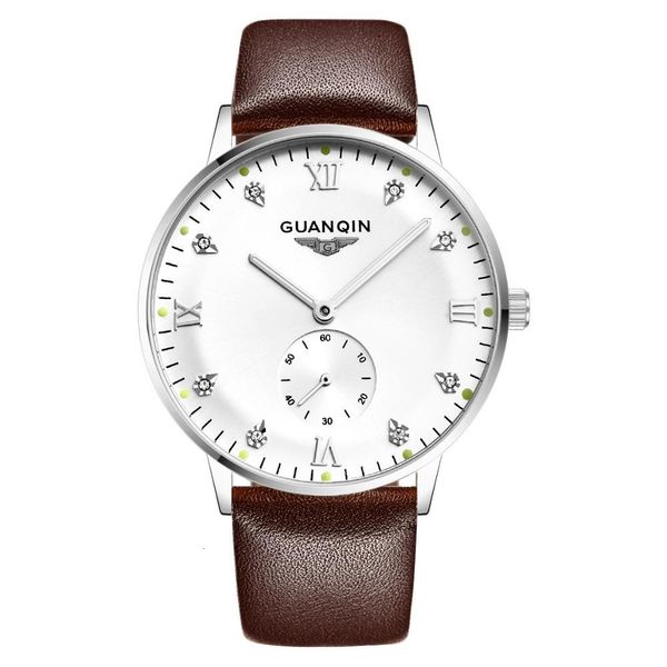 2021 guanqin gj16016 creative watch men special design luxury leisure leather band waterproof release male, Slivery;brown
2021 guanqin gj16016 creative watch men special design luxury leisure leather band waterproof release male, Slivery;brown