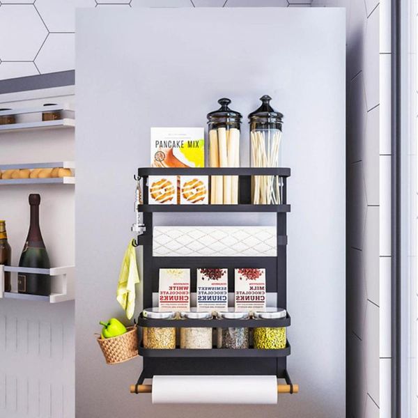 magnetic adsorption kitchen multifunction refrigerator storage rack organizer shelf space saver fridge side wall hanging & organization
magnetic adsorption kitchen multifunction refrigerator storage rack organizer shelf space saver fridge side wall hanging & organization