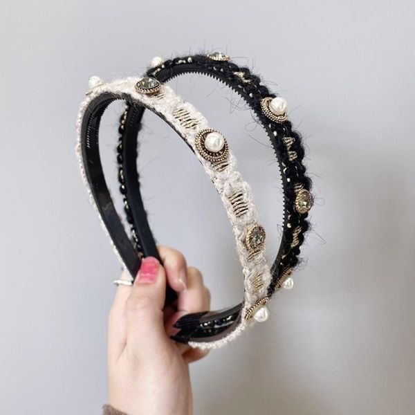 hair accessories wool hand-woven rhinestone headbands fashion women's thin-rim pearl headband wild band headwear winter
hair accessories wool hand-woven rhinestone headbands fashion women's thin-rim pearl headband wild band headwear winter