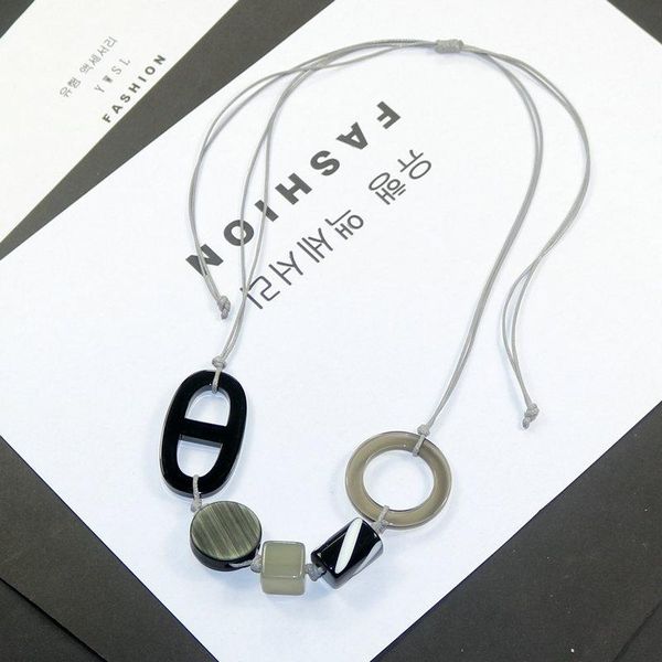 pendant necklaces long chunky boho resin beads necklace for women plastic statement accessories simple goth fashion jewelry 2021, Silver
pendant necklaces long chunky boho resin beads necklace for women plastic statement accessories simple goth fashion jewelry 2021, Silver