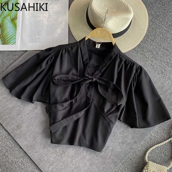 bow tie v-neck women blouse summer puff sleeve shirt causal short blusas mujer de moda verano elegantes 6g909 210603, White
bow tie v-neck women blouse summer puff sleeve shirt causal short blusas mujer de moda verano elegantes 6g909 210603, White