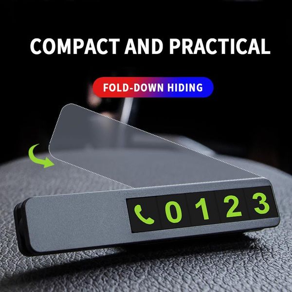 car temporary parking card original phone number plate gleamy park sautomobile accessories car-styling interior decorations
car temporary parking card original phone number plate gleamy park sautomobile accessories car-styling interior decorations