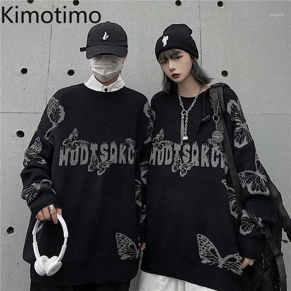 kimotimo harajuku sweater women black pullovers loose casual gothic oversized female streetwear knit sweaters women's, White;black
kimotimo harajuku sweater women black pullovers loose casual gothic oversized female streetwear knit sweaters women's, White;black
