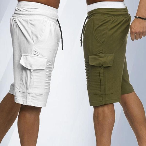 men's shorts fashion summer casual beach solid color pleated jogging fitness drawstring, White;black
men's shorts fashion summer casual beach solid color pleated jogging fitness drawstring, White;black