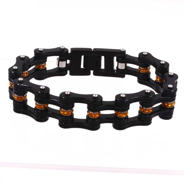 link, chain orange zircon stainless steel punk bracelets men black motorcycle bracelet man bicycle jewelry gifts
link, chain orange zircon stainless steel punk bracelets men black motorcycle bracelet man bicycle jewelry gifts