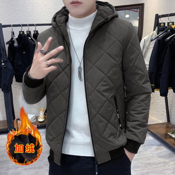 cotton padded men's winter down jacket 2021 korean fashion hooded downs cottons, Black
cotton padded men's winter down jacket 2021 korean fashion hooded downs cottons, Black