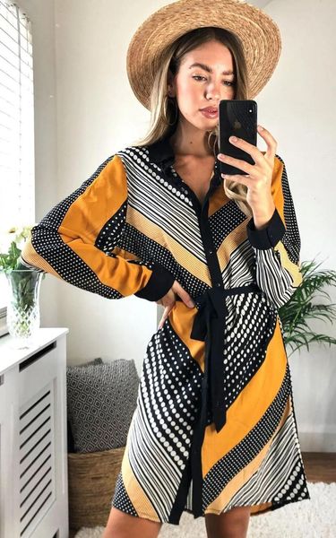 Casual Dresses WEPBEL Long-Sleeved Autumn Women Dress Floral High Waist Loose Fashion Strap Shirt I7D7, Black;gray
Casual Dresses WEPBEL Long-Sleeved Autumn Women Dress Floral High Waist Loose Fashion Strap Shirt I7D7, Black;gray