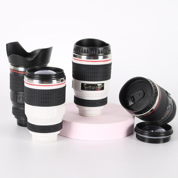 mugs coffee stainless steel camera lens mug white black creative gift cups
mugs coffee stainless steel camera lens mug white black creative gift cups