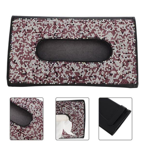 car organizer sun visor tissue box sparkling crystal napkin holder accessory (purple)
car organizer sun visor tissue box sparkling crystal napkin holder accessory (purple)