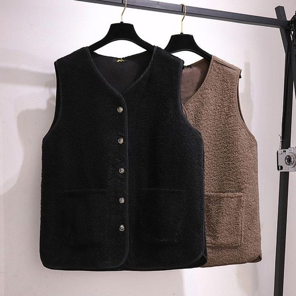 women's vests 150kg plus size faux lamb hair waistcoat vest bust 158cm 6xl 7xl 8xl 9xl 10xl autumn v-neck single-breasted solid, Black;white
women's vests 150kg plus size faux lamb hair waistcoat vest bust 158cm 6xl 7xl 8xl 9xl 10xl autumn v-neck single-breasted solid, Black;white