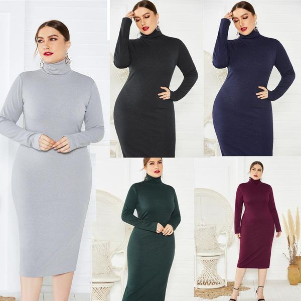 casual dresses autumn 2021 turtleneck jersey sweater dress knitted bodycon plus size women elegant slim fashion long, Black;gray
casual dresses autumn 2021 turtleneck jersey sweater dress knitted bodycon plus size women elegant slim fashion long, Black;gray