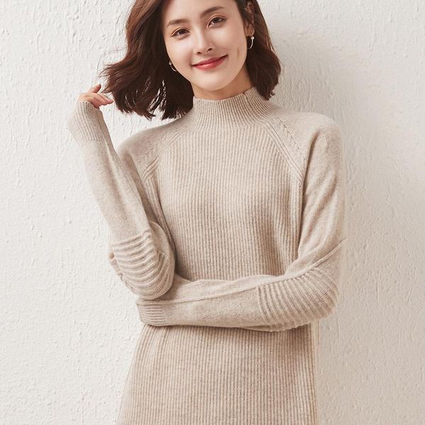 women's sweaters 2021 womens winter 100% wool and autumn knitted dresses thickening pullovers soft elasticity warm jumper, White;black
women's sweaters 2021 womens winter 100% wool and autumn knitted dresses thickening pullovers soft elasticity warm jumper, White;black