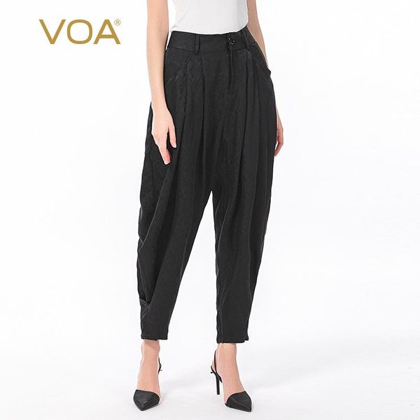 women's pants & capris voa silk 22mm classic dark jacquard yi li kou middle waist pocket narrow feet away file bud ankle-length k4362, Black;white
women's pants & capris voa silk 22mm classic dark jacquard yi li kou middle waist pocket narrow feet away file bud ankle-length k4362, Black;white