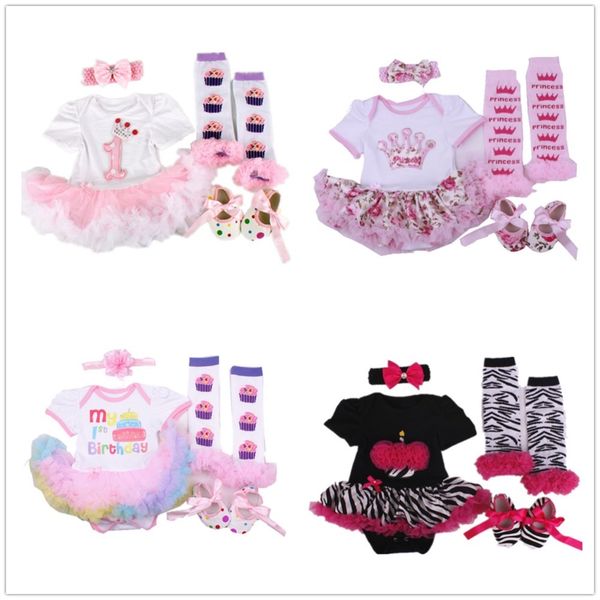 birthday baby dress bodysuit leggings shoe hairband 4-pieces clothes sets lace girl dresses ball gown jumpsuit floral zebra 0-2y 210413, White
birthday baby dress bodysuit leggings shoe hairband 4-pieces clothes sets lace girl dresses ball gown jumpsuit floral zebra 0-2y 210413, White