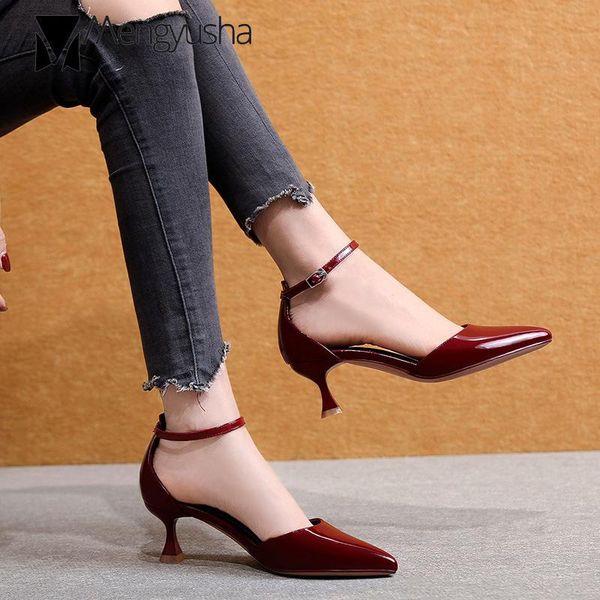 dress shoes japanned leather stilletto high heels d'orsay sandals women buckle strap pointy toe sandalias cover sandale big size 45, Black
dress shoes japanned leather stilletto high heels d'orsay sandals women buckle strap pointy toe sandalias cover sandale big size 45, Black