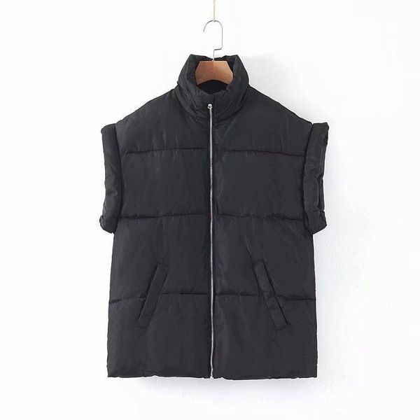 women's vests arrival 2021 autumn winter women vest cotton-padded short waistcoat plus size sleeveless outwear female casual parka muje, Black;white
women's vests arrival 2021 autumn winter women vest cotton-padded short waistcoat plus size sleeveless outwear female casual parka muje, Black;white