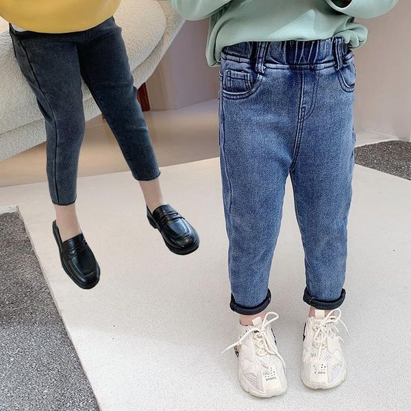 children jeans pants solis color elastic waist skinny denim 2021 winter plus velvet thick trousers slim 2-7yrs, Blue
children jeans pants solis color elastic waist skinny denim 2021 winter plus velvet thick trousers slim 2-7yrs, Blue