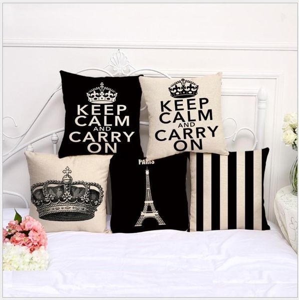 cushion/decorative pillow black white keep calm cover linen cotton decorative cushion throw pillows pillowcase 45x45cm/30x50cm
cushion/decorative pillow black white keep calm cover linen cotton decorative cushion throw pillows pillowcase 45x45cm/30x50cm