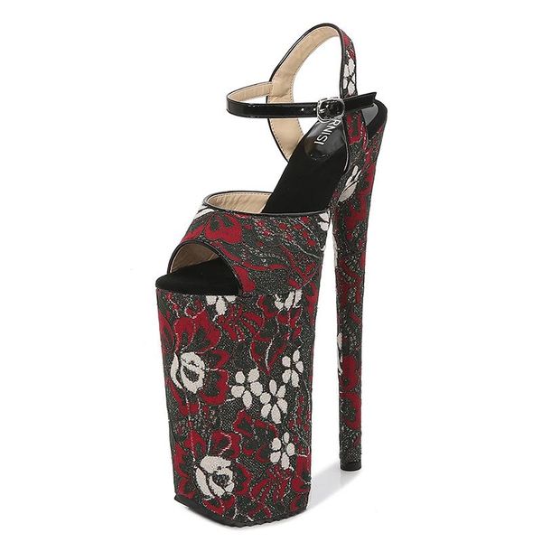 dress shoes imitation embroidered fish mouth large size 35-43 high-heeled sandals hate nightclub women, Black
dress shoes imitation embroidered fish mouth large size 35-43 high-heeled sandals hate nightclub women, Black
