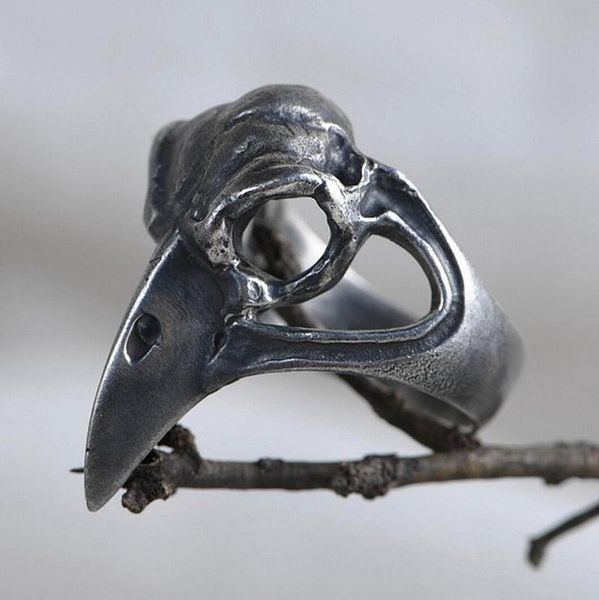 cluster rings oxidized 925 sterling silver death crow bird skull men ring a3046, Golden;silver
cluster rings oxidized 925 sterling silver death crow bird skull men ring a3046, Golden;silver