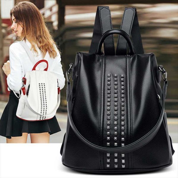 backpack style 2021 summer pu leather lady korean version trend simple travel bag women fashion backpacks
backpack style 2021 summer pu leather lady korean version trend simple travel bag women fashion backpacks