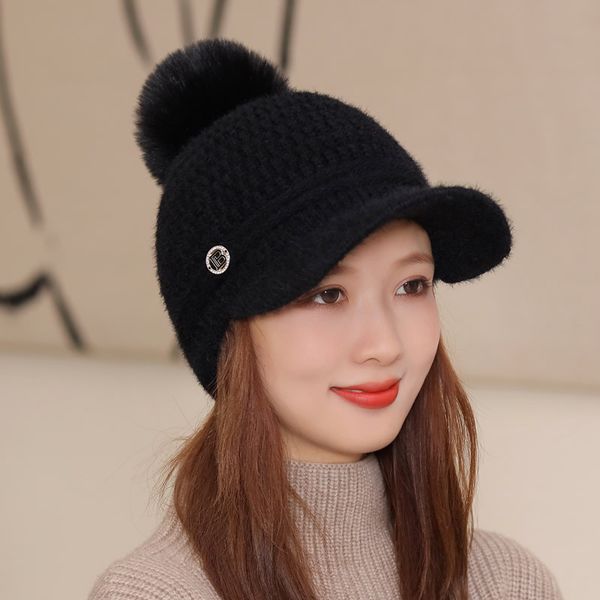 stingy brim hats korean style trendy womens all-matching warm peaked baseball cap riding windproof woolen autumn and winter knitting rabbit, Blue;gray
stingy brim hats korean style trendy womens all-matching warm peaked baseball cap riding windproof woolen autumn and winter knitting rabbit, Blue;gray