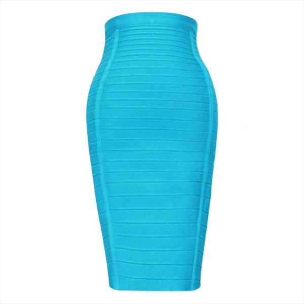 light blue style women skirt rayon knee length high waist bodycon bandage pencil, Black
light blue style women skirt rayon knee length high waist bodycon bandage pencil, Black