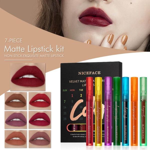 lip gloss 7pcs liquid velvet matte lipstick waterproof long lasting red tint beauty cosmetic
lip gloss 7pcs liquid velvet matte lipstick waterproof long lasting red tint beauty cosmetic