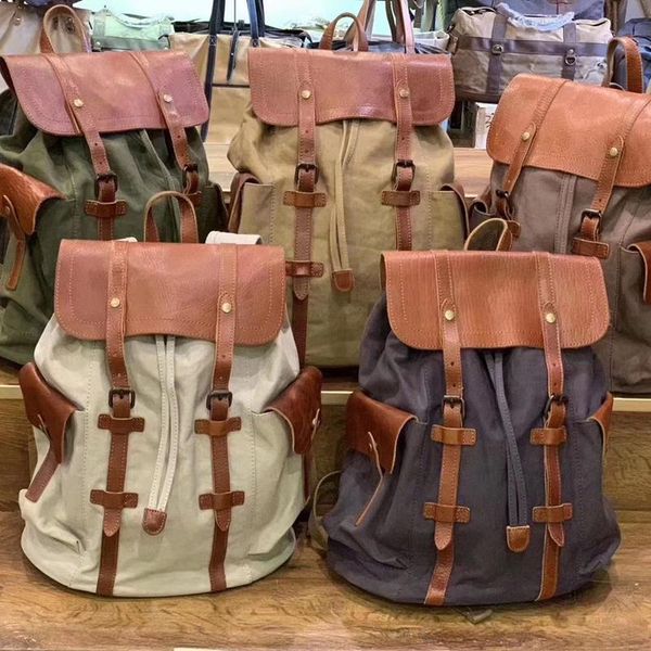 backpack european and american casual leather backpacks for men women bags personalized canvas wax waterproof
backpack european and american casual leather backpacks for men women bags personalized canvas wax waterproof
