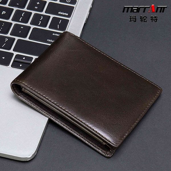 men's leather wallet short multi card position cowhide antimagnetic rfid zero wallet men, Red;black
men's leather wallet short multi card position cowhide antimagnetic rfid zero wallet men, Red;black