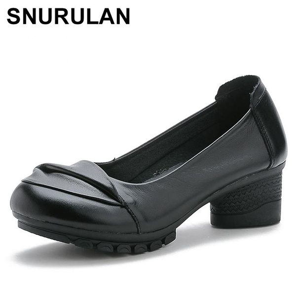 handmade genuine leather women shoes spring autumn soft thick high heels pumps vintage dress, Black
handmade genuine leather women shoes spring autumn soft thick high heels pumps vintage dress, Black
