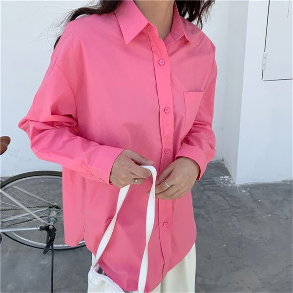 arrival spring autumn ol elegant fashion casual basic shirt women lapel suit blouses loose woman clothes 210421, White
arrival spring autumn ol elegant fashion casual basic shirt women lapel suit blouses loose woman clothes 210421, White