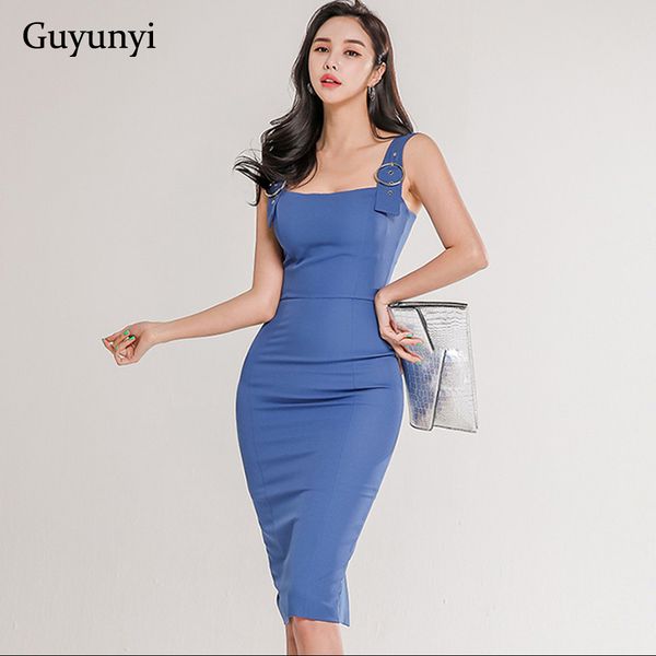 Blue Professional Office Lady Dress 2021 Summer Simple High Waist Tight Sexy Sleeveless Temperament Elegant Party Dress Women, Cx2244
Blue Professional Office Lady Dress 2021 Summer Simple High Waist Tight Sexy Sleeveless Temperament Elegant Party Dress Women, Cx2244