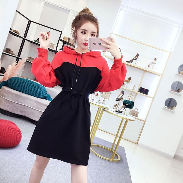 stitching dress women 2021 autumn french korean style temperament office lady polyester patchwork knee-length casual dresses, Black;gray
stitching dress women 2021 autumn french korean style temperament office lady polyester patchwork knee-length casual dresses, Black;gray