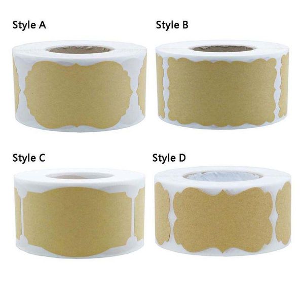 gift wrap 250pcs/roll diy blank kraft label handmade baking seal stickers tag for jar
gift wrap 250pcs/roll diy blank kraft label handmade baking seal stickers tag for jar
