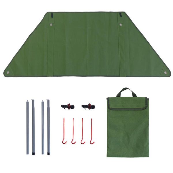 outdoor pads camping stove windshield foldable picnic windbreak cloth bbq grill windscreen windproof equipment with storage bag
outdoor pads camping stove windshield foldable picnic windbreak cloth bbq grill windscreen windproof equipment with storage bag