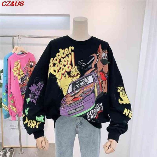 women hoodie harajuku streetwear women's anime 2021 autumn fashion korean style sweatshirt pullovers long sleeve thin loose o led, Black
women hoodie harajuku streetwear women's anime 2021 autumn fashion korean style sweatshirt pullovers long sleeve thin loose o led, Black