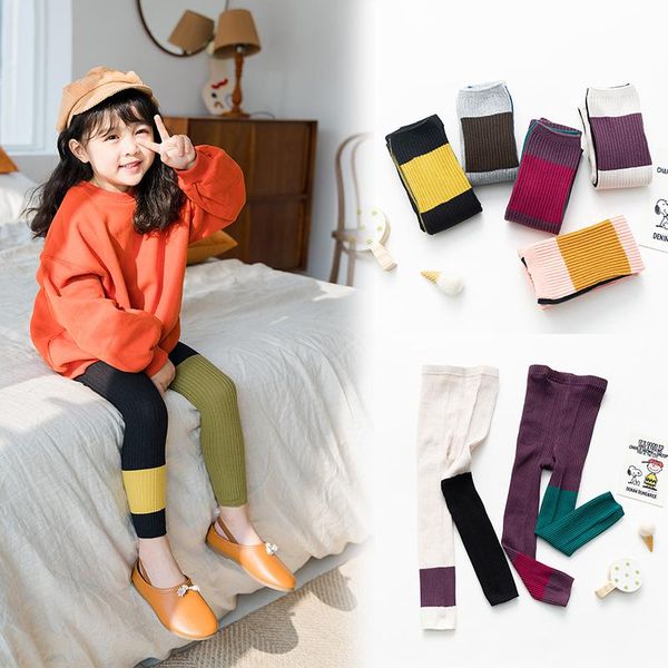 footies spring autumn cotton children's girl color matching leggings kids wild simple warm soft comfortable baby pants, Blue
footies spring autumn cotton children's girl color matching leggings kids wild simple warm soft comfortable baby pants, Blue