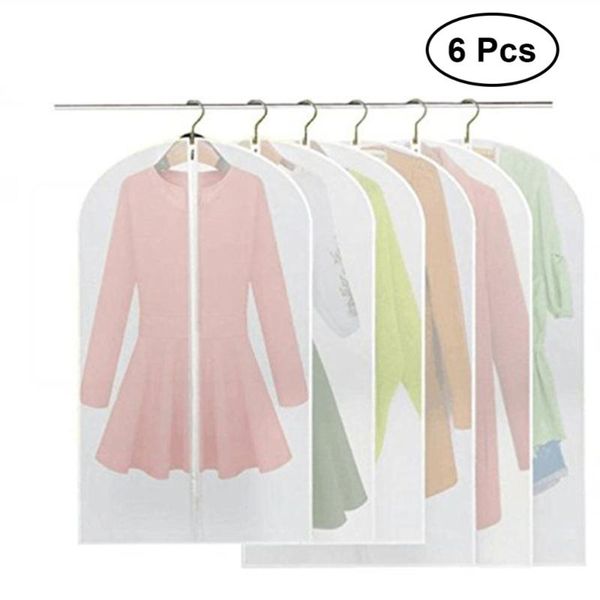 6pcs frosted suit garment cover bag protector with zipper travel closet organize clothes storage du bags 
6pcs frosted suit garment cover bag protector with zipper travel closet organize clothes storage du bags