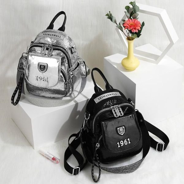 outdoor bags for women 2021 wave personality burst crack backpack female fashion wild sequins trend dual-use small travel bag mochilas
outdoor bags for women 2021 wave personality burst crack backpack female fashion wild sequins trend dual-use small travel bag mochilas