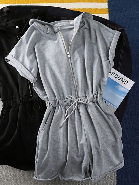 cotton bodysuit short sleeve deep v hoodies gray casual fashion body 2021 jumpsuit summer romper, Black;white
cotton bodysuit short sleeve deep v hoodies gray casual fashion body 2021 jumpsuit summer romper, Black;white