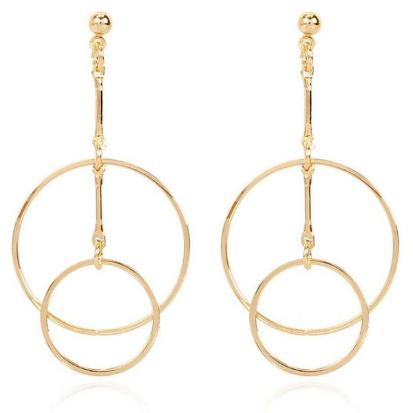 dangle & chandelier women double hoop earrings creative circle vintage drop girls party daily wearing jewelry accessories, Silver
dangle & chandelier women double hoop earrings creative circle vintage drop girls party daily wearing jewelry accessories, Silver