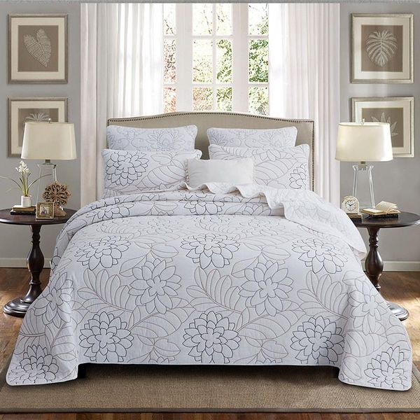 mi fa la fashion bedding cotton quilt bedspread set 3pcs flower embroidered bed cover pillow shams summer blanket coverlets comforters & set
mi fa la fashion bedding cotton quilt bedspread set 3pcs flower embroidered bed cover pillow shams summer blanket coverlets comforters & set