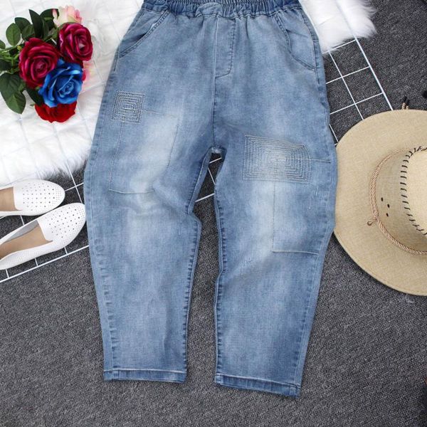 women's jeans women denim high waist woman mom ankle-length cartoon print plus size pant ropa mujer straight korean style, Blue
women's jeans women denim high waist woman mom ankle-length cartoon print plus size pant ropa mujer straight korean style, Blue